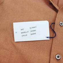 画像をギャラリービューアに読み込む, Errico Formicola(エリコ フォルミコラ)コットン ジャンニシャツ【テラコッタ】国内正規品