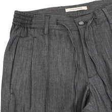 画像をギャラリービューアに読み込む, giabsarchivio(ジャブスアルキヴィオ)MASACCIO/R1 デニムライク イージーパンツ【チャコールグレー】国内正規品