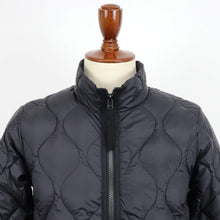 画像をギャラリービューアに読み込む, TAION(タイオン)ミリタリー ハイネックWジップ ダウンジャケット ソフトシェル【ブラック】国内正規品