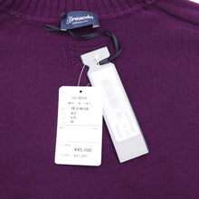 画像をギャラリービューアに読み込む, Drumohr(ドルモア)メリノウール 8G タートルネックニット【パープル】国内正規品