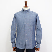画像をギャラリービューアに読み込む, INDIVIDUALIZED SHIRTS(インディヴィジュアライズド シャツ)ボタンダウンシャツ 【シャンブレー】国内正規品