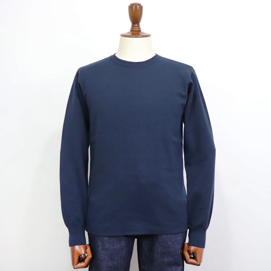 Vandori(ヴァンドリ)コットンクルーネック Giotto 別注【ネイビー】国内正規品