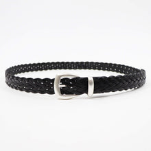 画像をギャラリービューアに読み込む, ALBERTO LUTI(アルべルト ルッティ)カーフレザー メッシュベルト【ブラック】国内正規品