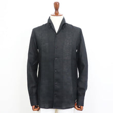 画像をギャラリービューアに読み込む, Massimo d' Augusto(マッシモ ダウグスト)イタリアンカラーシャツ【ブラック】国内正規品