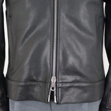 画像をギャラリービューアに読み込む, CINQUANTA(チンクワンタ)STAND COLLAR SINGLE RIDERS スタンドカラー シングル ライダース ジャケット シルバージップ【ブラック】国内正規品