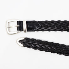 画像をギャラリービューアに読み込む, ALBERTO LUTI(アルべルト ルッティ)カーフレザー メッシュベルト【ブラック】国内正規品