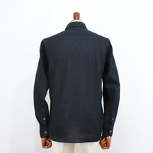 画像をギャラリービューアに読み込む, ORIAN(オリアン)プルオーバー リネンシャツ【ブラック】国内正規品