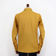 画像をギャラリービューアに読み込む, Errico Formicola(エリコ フォルミコラ)LECCE ワンピースカラー リネンシャツアウター【マスタード】国内正規品