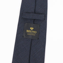 画像をギャラリービューアに読み込む, BRUNO(ブルーノ)スフォデラートトレピエゲ ウールタイ REDA / レダ 生地使用 トレピエゲ 三つ折り ウール ネクタイ【ダークネイビー】正規販売店