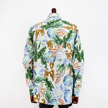 画像をギャラリービューアに読み込む, COLONY CLOTHING(コロニークロージング)POOL SIDE SHIRT プールサイドシャツ アロハ【ホワイト リーフ柄】国内正規品