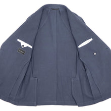 画像をギャラリービューアに読み込む, Errico Formicola(エリコ フォルミコラ)MARCO DP リネンコットン2Bottonジャケット【ネイビー】国内正規品