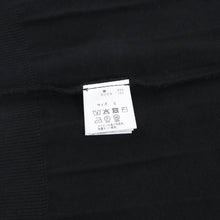 画像をギャラリービューアに読み込む, Vandori(ヴァンドリ)コットンカシミヤ針抜き クルーネックニット【ブラック】国内正規品