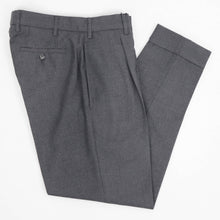 画像をギャラリービューアに読み込む, BORELIO(ボレリオ)ワンプリーツ テーパード パンツ スラックス【チャコールグレー】国内正規品
