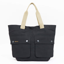 画像をギャラリービューアに読み込む, Barbour(バブアー)TRANSPORT / トランスポート キャリーオール トートバッグ【ブラック】国内正規品