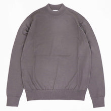 画像をギャラリービューアに読み込む, nomiamo(ノミアモ)定番 モックネック ニット 33ゲージ【グレー】国内正規品