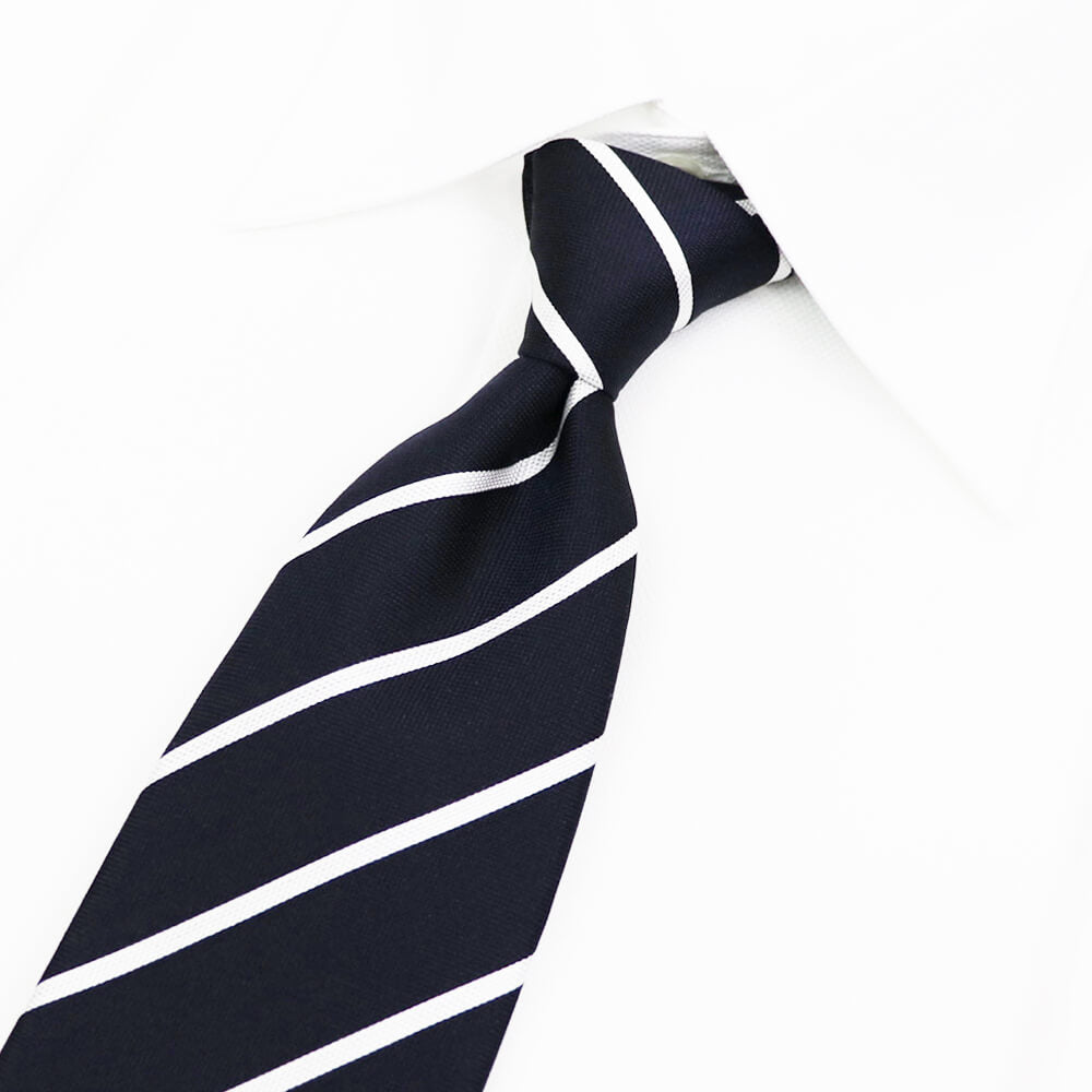 THE SOLE（ザソール）レジメンタル シルクタイ【ネイビー】国内正規品