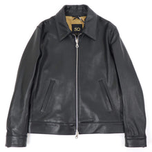 画像をギャラリービューアに読み込む, CINQUANTA(チンクワンタ)REGULAR COLLAR ZIP BLOUSON レギュラーカラージップブルゾン シルバージップ【ブラック】国内正規品