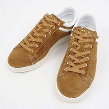 画像をギャラリービューアに読み込む, HELMS PARIS(エルム パリ)FLYING ACE スエード レースアップスニーカー【ブラウン×ホワイト】国内正規品