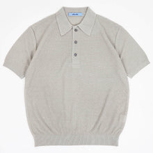画像をギャラリービューアに読み込む, Blu Bre(ブルブレ)リネンシルク ポロシャツ【シルバー】国内正規品