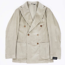 画像をギャラリービューアに読み込む, Errico Formicola(エリコ フォルミコラ)MARCO DP 太畝コーデュロイダブルジャケット【ベージュ】国内正規品