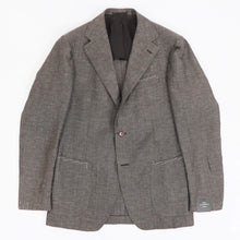 画像をギャラリービューアに読み込む, TITO ALLEGRETTO(ティト アレグレット)シングル ジャケット ウールリネン ジャケット【ブラウン】国内正規品