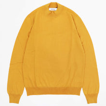 画像をギャラリービューアに読み込む, GRAN SASSO(グランサッソ)12ゲージ ウールモックネックニット ロングスリーブ 長袖【マスタード】国内正規品