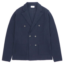 画像をギャラリービューアに読み込む, MAGAZZINO RICAMBI(マガジーノ リカンビ)ミラノリブ ダブルジャケット【ネイビー】国内正規品