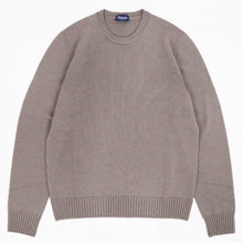 画像をギャラリービューアに読み込む, Drumohr(ドルモア)クルーネックニット 8ゲージ【グレージュ】国内正規品