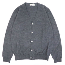画像をギャラリービューアに読み込む, MOONCASTLE(ムーンキャッスル)12G Merino Wool Cardigan 12ゲージ メリノウール カーディガン【ダークグレー】国内正規品