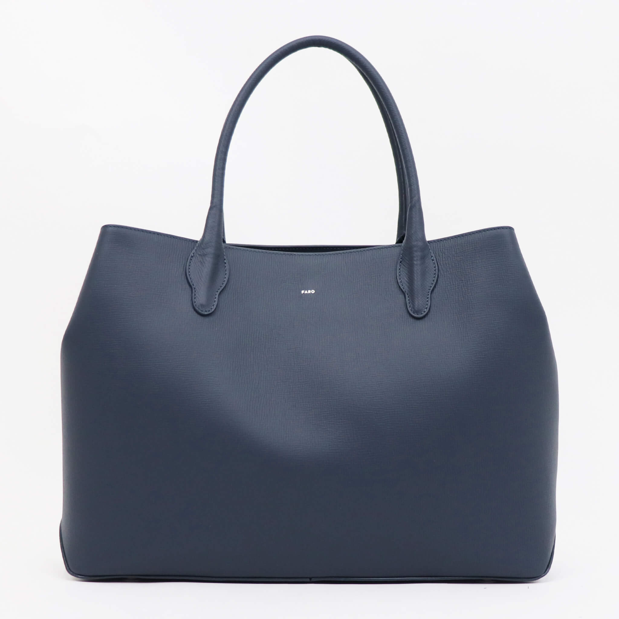 FARO（ファーロ）Cartello Tote Large / カルテッロ トートバッグ ラージ【ネイビー】国内正規品 – Giotto（ジオット）