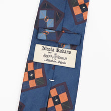 画像をギャラリービューアに読み込む, Spacca Neapolis(スパッカ ネアポリス)トレピエゲ 三つ折り シルク タイ【ブルー】国内正規品