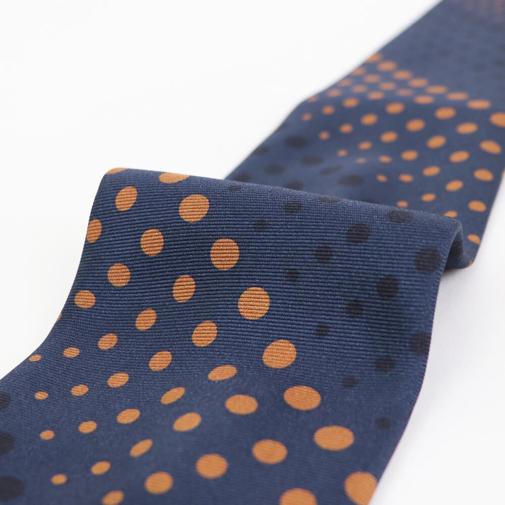 HOLLIDAY&BROWN(ホリデーアンドブラウン)ハンドメイド シルク タイ【ネイビー】国内正規品