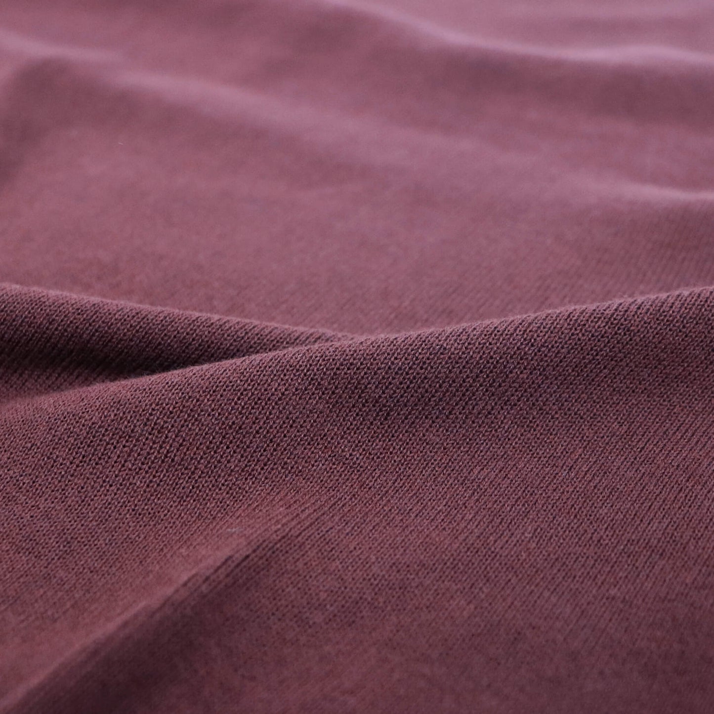 Vandori(ヴァンドリ)コットン100% ガゼット クルーネックロングスリーブ ニット【ボルドー】国内正規品