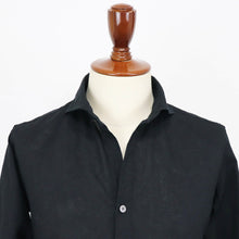 画像をギャラリービューアに読み込む, ORIAN(オリアン)プルオーバー リネンシャツ【ブラック】国内正規品