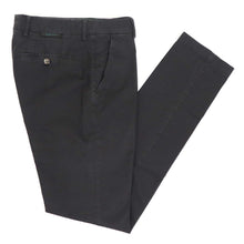 画像をギャラリービューアに読み込む, BERWICH(ベルウィッチ)MORELLO モレッロ 先染め ストレッチ コットン パンツ【ブラック】国内正規品