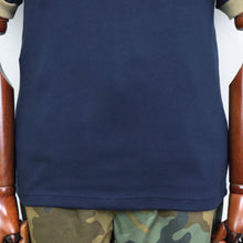 画像をギャラリービューアに読み込む, MAISON CORNICHON(メゾン コルニション)コットン Tシャツ【ネイビー×ベージュ】国内正規品