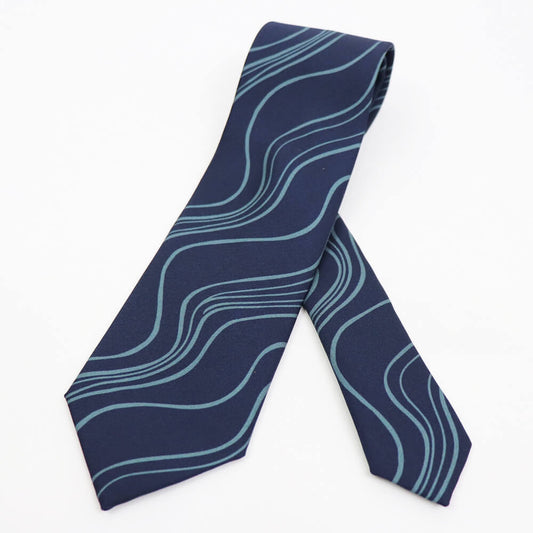 HOLLIDAY&BROWN(ホリデーアンドブラウン)ハンドメイド シルク タイ【ネイビー】国内正規品