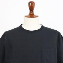 画像をギャラリービューアに読み込む, THE SOLE(ザソール)スビンコットン ポケット付きTシャツ【ブラック】国内正規品