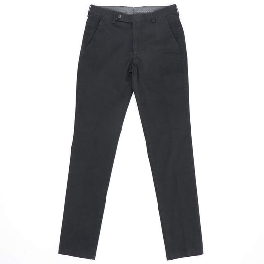 BERWICH(ベルウィッチ)MORELLO モレッロ 先染め ストレッチ コットン パンツ【ブラック】国内正規品