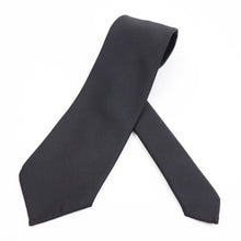画像をギャラリービューアに読み込む, BRUNO(ブルーノ)スフォデラートトレピエゲ ウールタイ TRABALDO TOGNA トラバルド トーニャ 生地使用 トレピエゲ 三つ折り ウール ネクタイ【ブラック】正規販売店