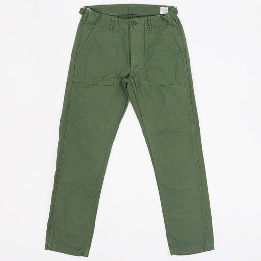 orSlow(オアスロウ)SLIM FIT FATIGUE PANTS スリム フィット ファティーグ パンツ【グリーン】国内正規品