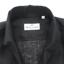 画像をギャラリービューアに読み込む, Massimo d' Augusto(マッシモ ダウグスト)イタリアンカラーシャツ【ブラック】国内正規品