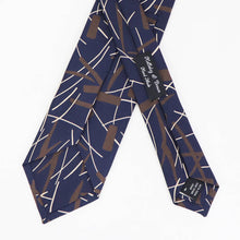 画像をギャラリービューアに読み込む, HOLLIDAY&BROWN(ホリデーアンドブラウン)ハンドメイド シルク タイ【ネイビー】国内正規品