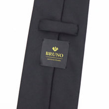 画像をギャラリービューアに読み込む, BRUNO(ブルーノ)スフォデラートトレピエゲ ウールタイ TRABALDO TOGNA トラバルド トーニャ 生地使用 トレピエゲ 三つ折り ウール ネクタイ【ブラック】正規販売店