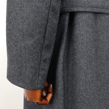 画像をギャラリービューアに読み込む, hevo(イーヴォ)BRINDISI ブリンディジ ダブルブレスト ベルテッド ウール コート【チャコールグレー】国内正規品
