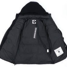 画像をギャラリービューアに読み込む, BBR(ビービーアール)ニットダッフル ダウンブルゾン【ブラック】国内正規品