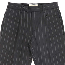 画像をギャラリービューアに読み込む, giabsarchivio(ジャブスアルキヴィオ)DANTE / ダンテ ペンシルストライプジャージー テーパードパンツ 【ブラック】国内正規品