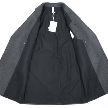 画像をギャラリービューアに読み込む, hevo(イーヴォ)BRINDISI ブリンディジ ダブルブレスト ベルテッド ウール コート【チャコールグレー】国内正規品