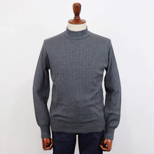画像をギャラリービューアに読み込む, Vandori(ヴァンドリ)針抜き コットンカシミヤ モックネック ニット【ミディアムグレー】国内正規品