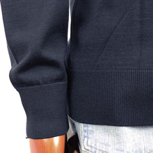 画像をギャラリービューアに読み込む, nomiamo(ノミアモ)定番 クルーネック ニット 33ゲージ【ダークネイビー】国内正規品